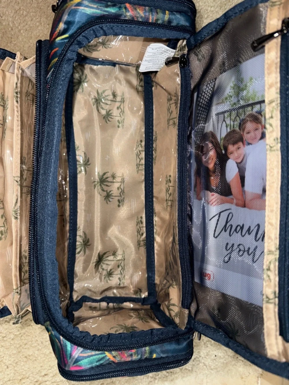 NWT lug trolley cosmetic case
